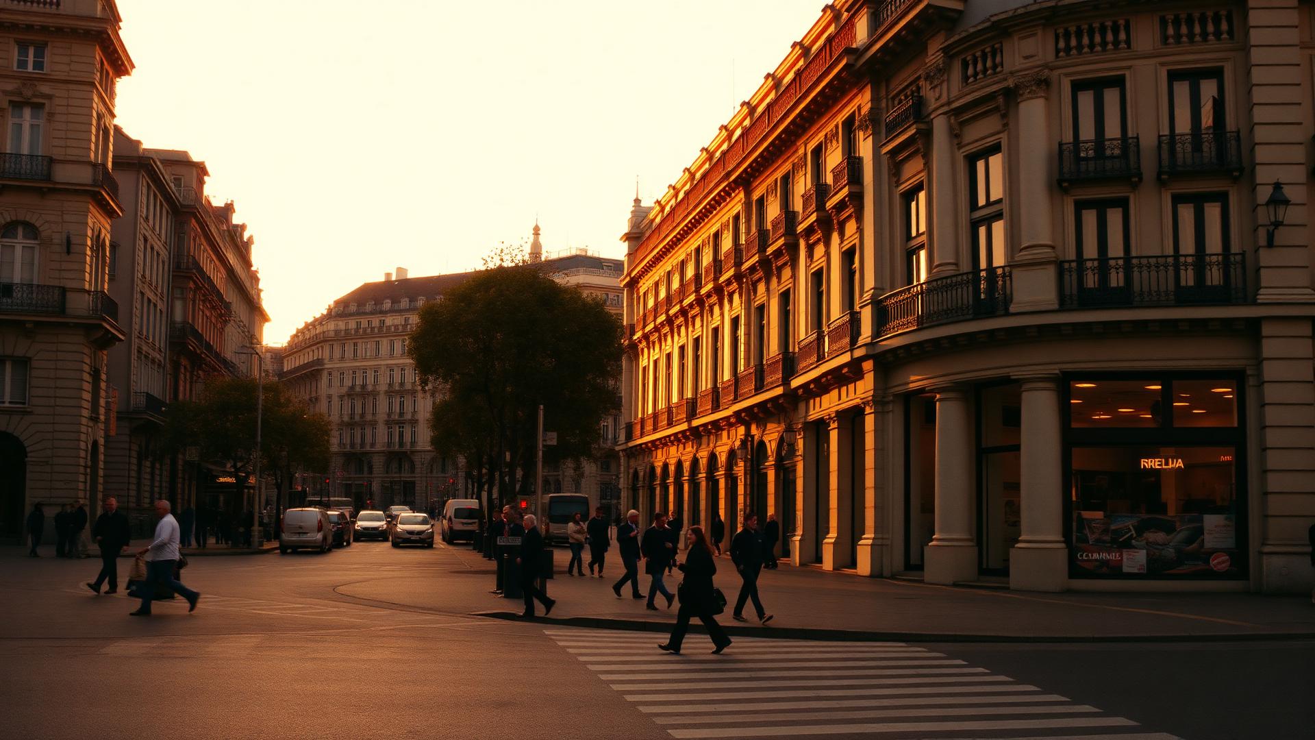 Madrid al atardecer