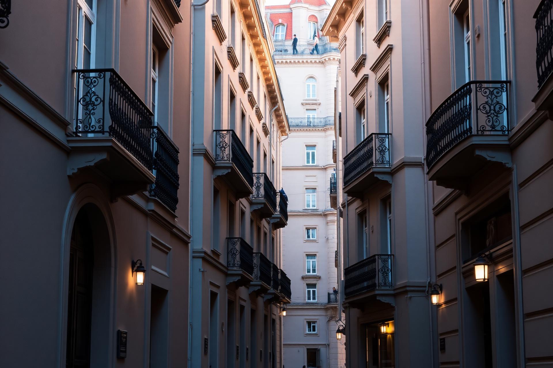 Calle señorial del Barrio de Salamanca, Madrid