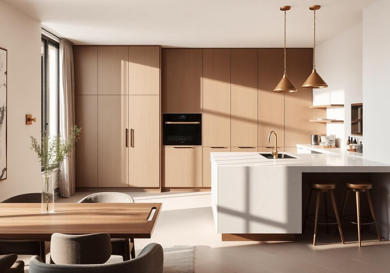 Cocina de obra nueva